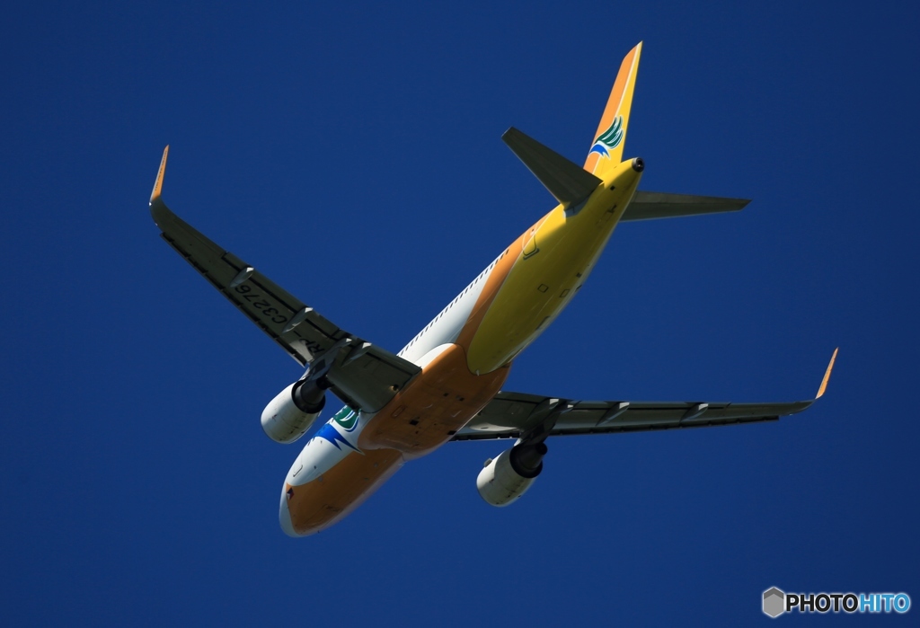 CEBU A320-214  飛び立ち　