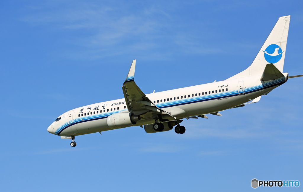 XIAMEN 737-800 B-5533青空