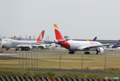 「良い天気」 IBERIA A330-202 EC-MKJ 離陸 「良い天気」 IBERIA A330-202 EC-MKJ 離陸