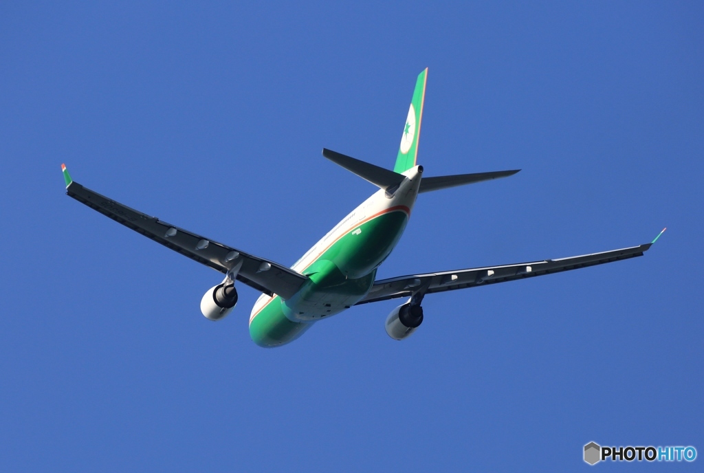 EVA A330-203 離陸 