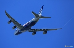 ☮今日の７４７ジャンボ機・白い糸付き✈