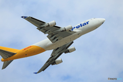 出発 POLAR 747-400F N416MC