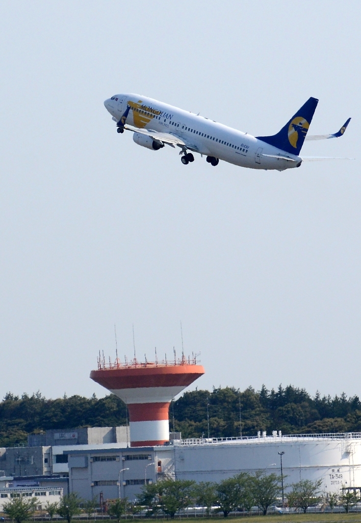 飛び立ち（55）Mongolian 737-800