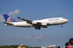 来た～あ！　UNITED 747-400 