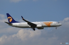MONGOLIAN 737-800　着地前