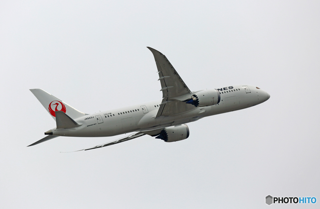 JAL 787-8 JA843J 出発 