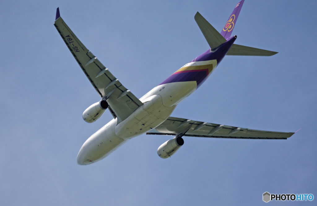 Thai A330-343 HS-TBA 離陸 