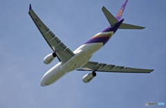 Thai A330-343 HS-TBA 離陸 