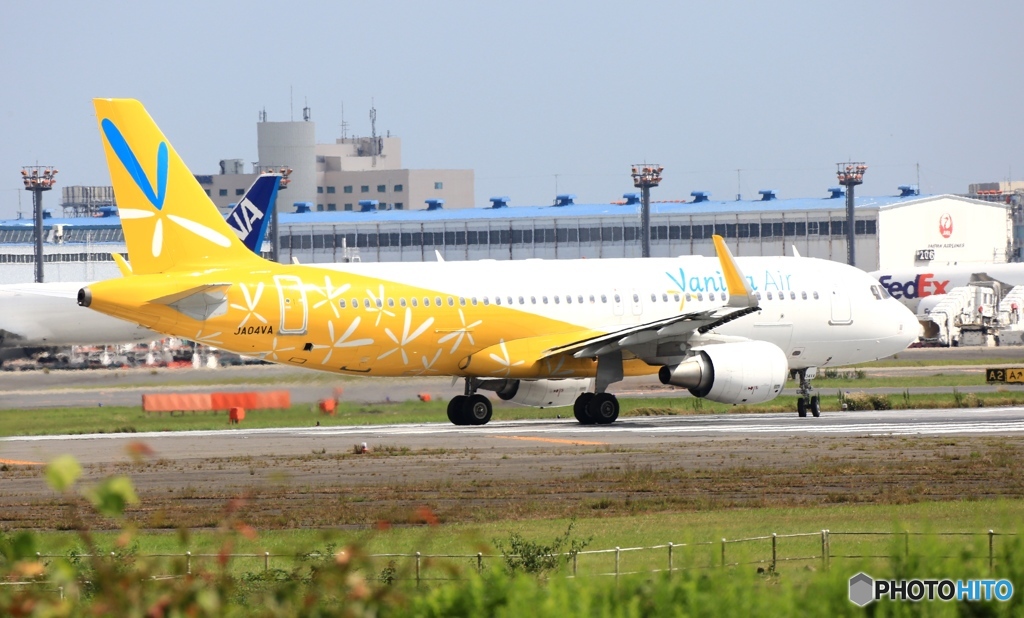 Vanilla A320-216  離陸　