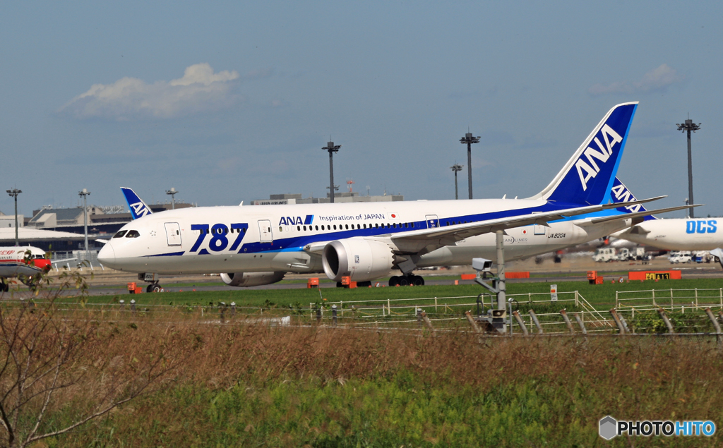 離陸 ANA 787-8 JA820A