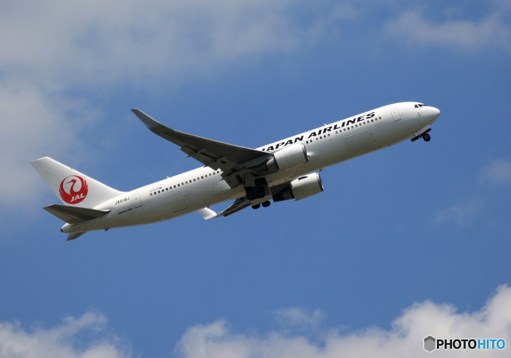 離陸　JAL 767-346