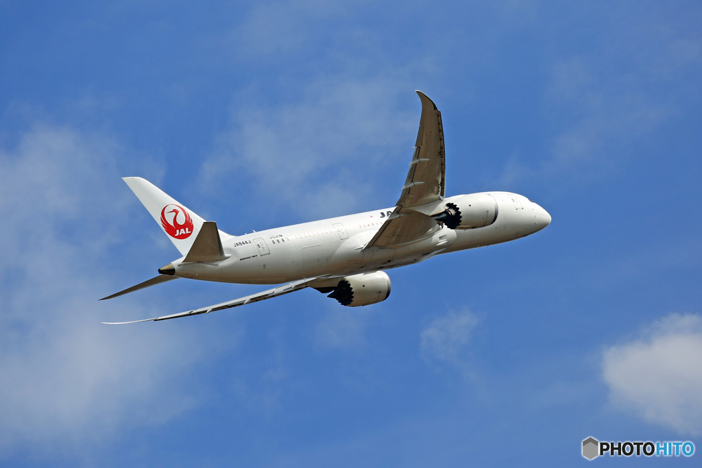 飛び立ち  JAL 787-8 JA844J