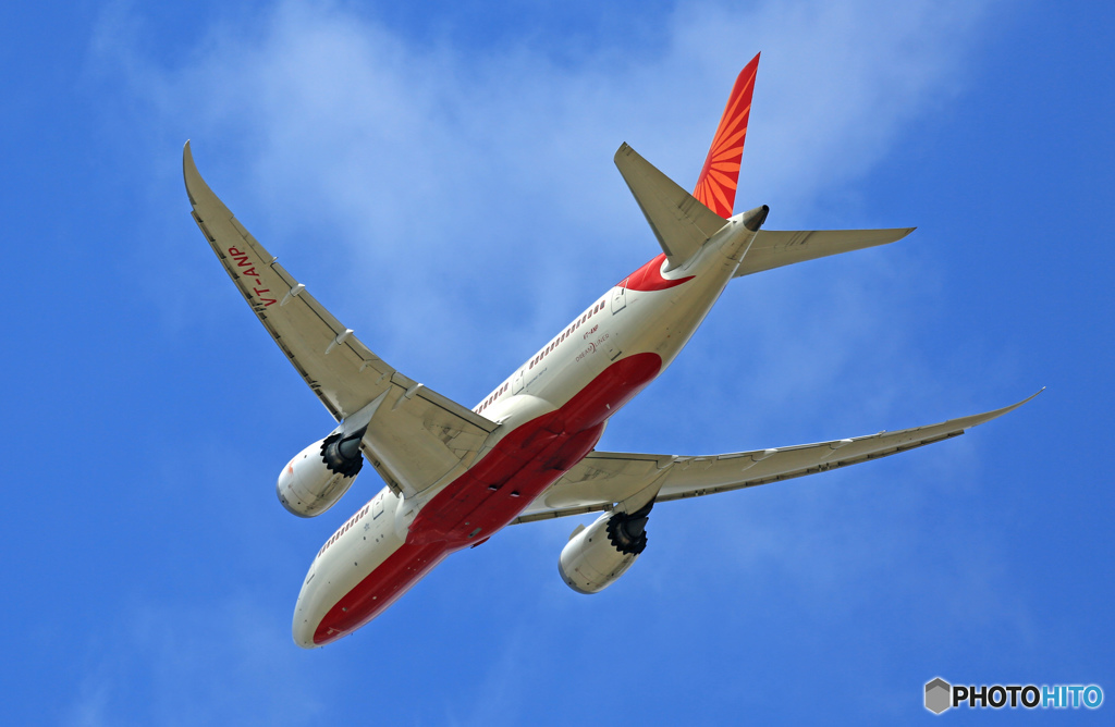 離陸 Air India 787-8 VT-ANP