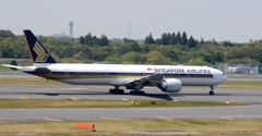 出発（40）SINGAPORE Air 777　　