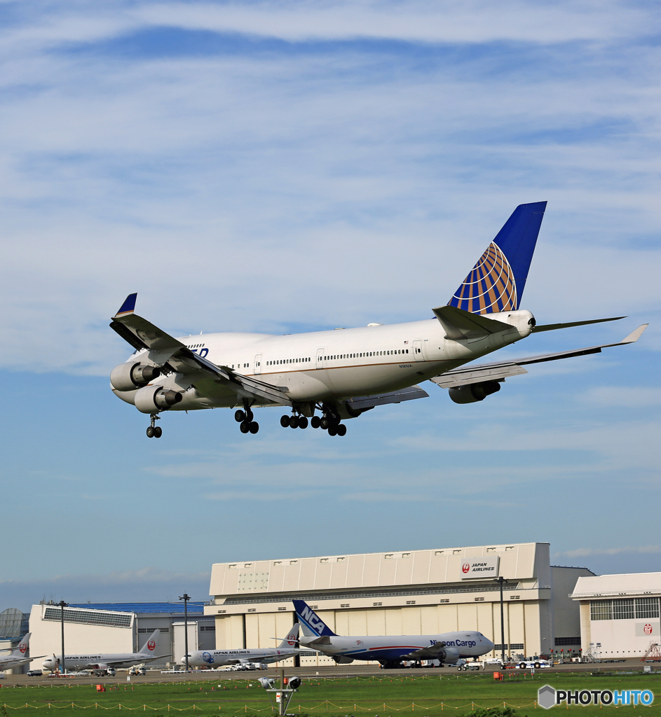 ジャンボ保存委員会/UNITED 747-400 N181UA[青い空]