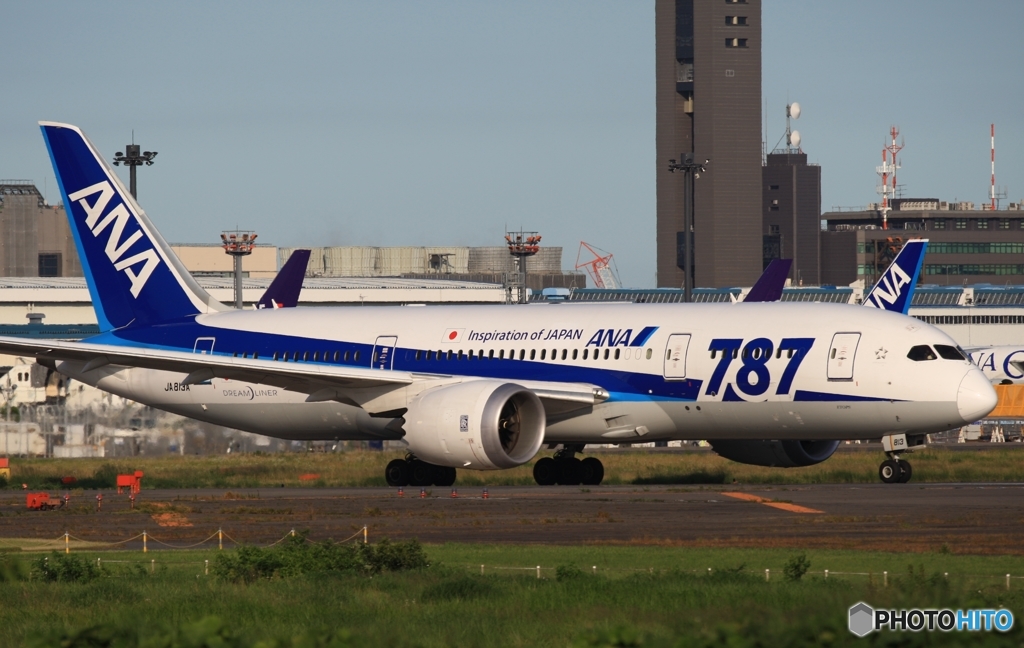 ANA 787-8 離陸
