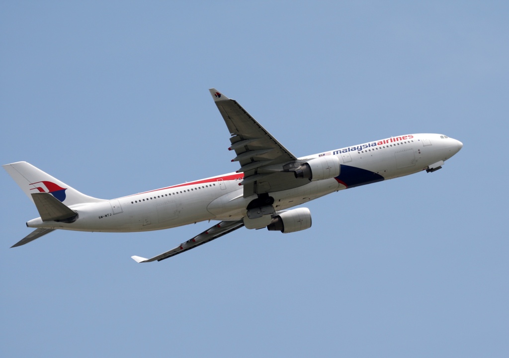 malaysia A330-323 出発　