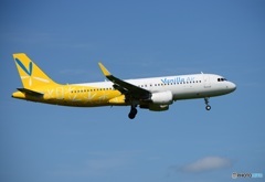 Vanilla A320-214 到着　