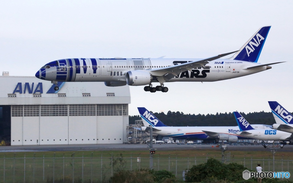 ✈ANA [R2-D2 Jet] STAR WARS B787-9 JA873A