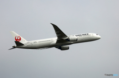 飛び立ち JAL 787-9 JA862J