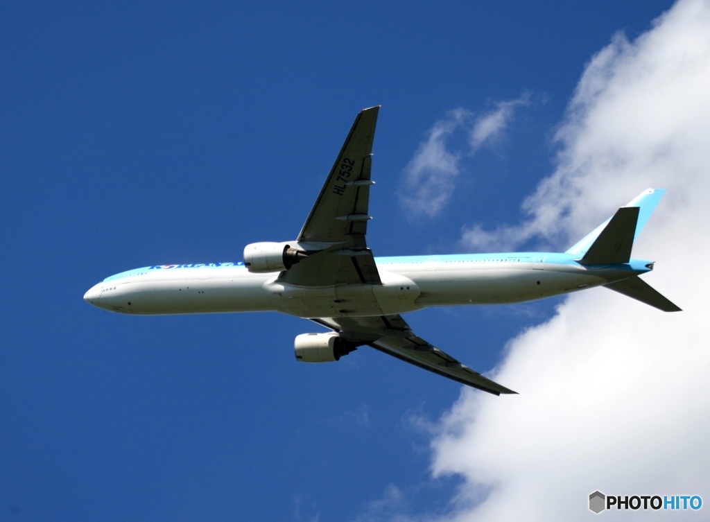KOREAN 777-3B5 離陸　