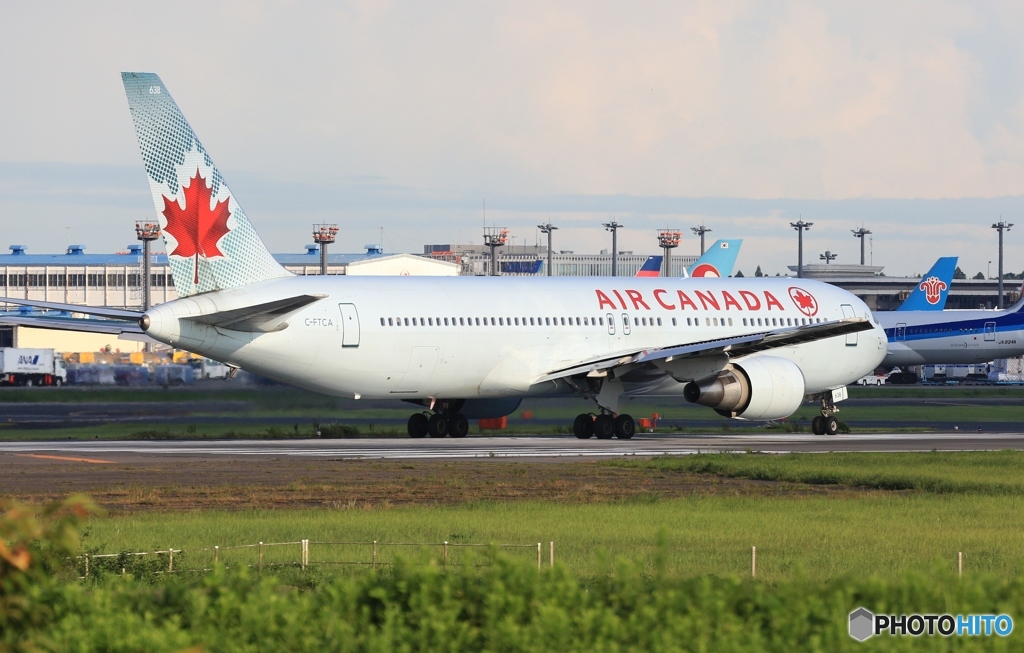 Air Canada 767-300 出発　