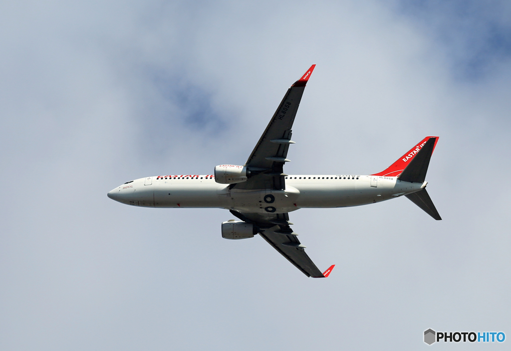 出発  EASTARJET 737-86J HL8058