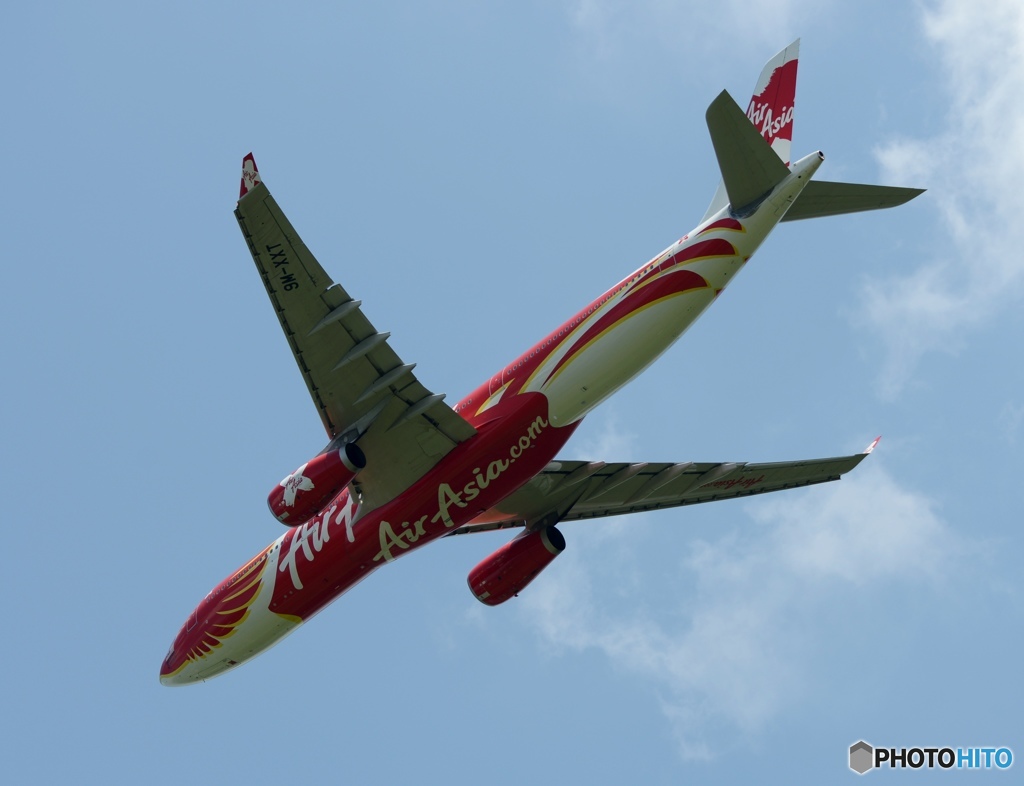 離陸　Air Asia X A330-343