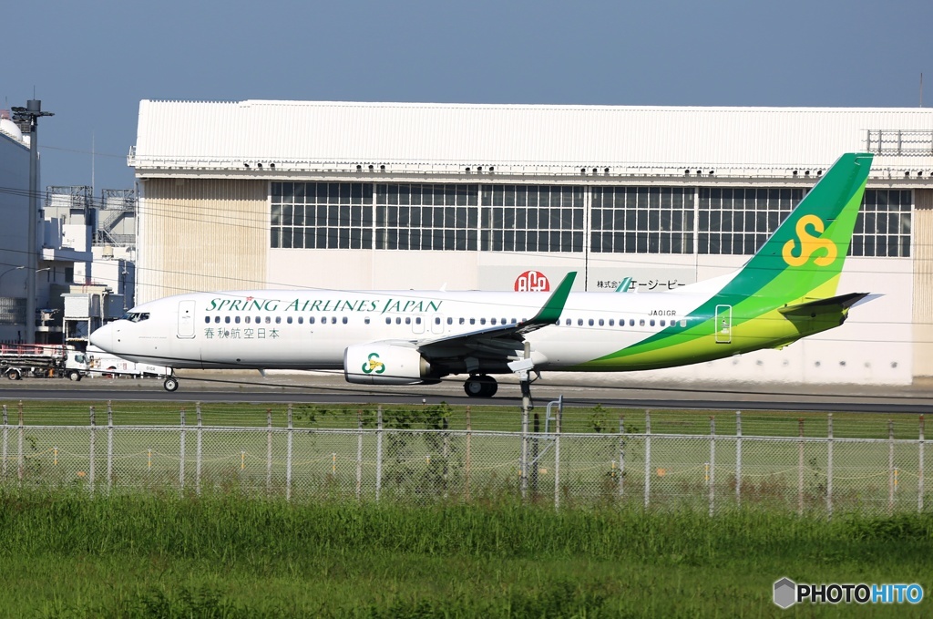 Spring Air 737-800  出発　