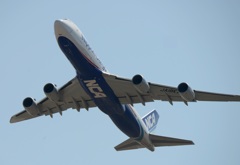 NCA 747-8KZ  離陸