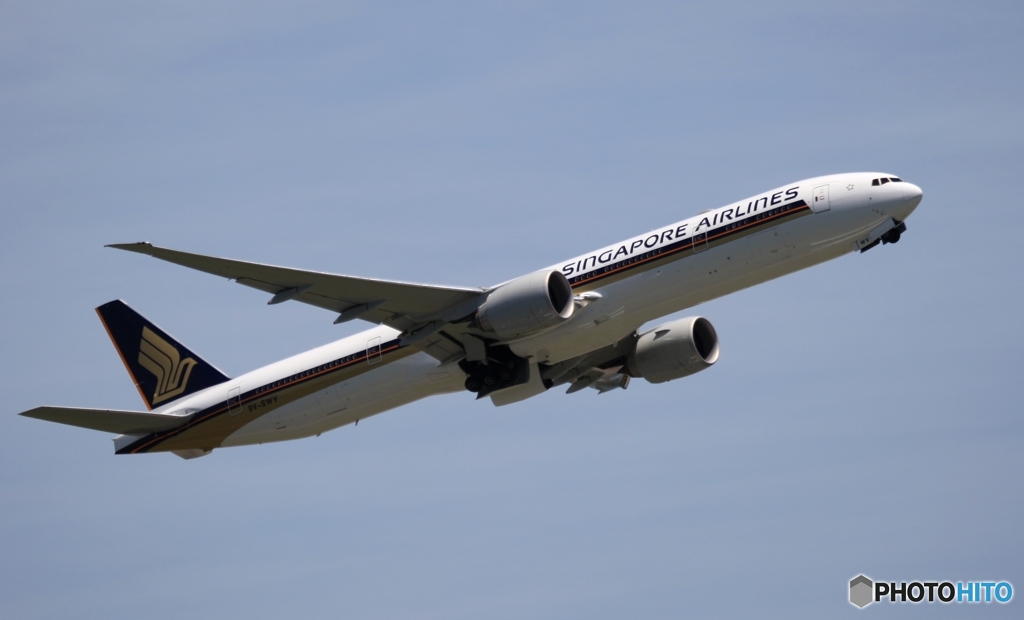離陸 Singapore 777-312