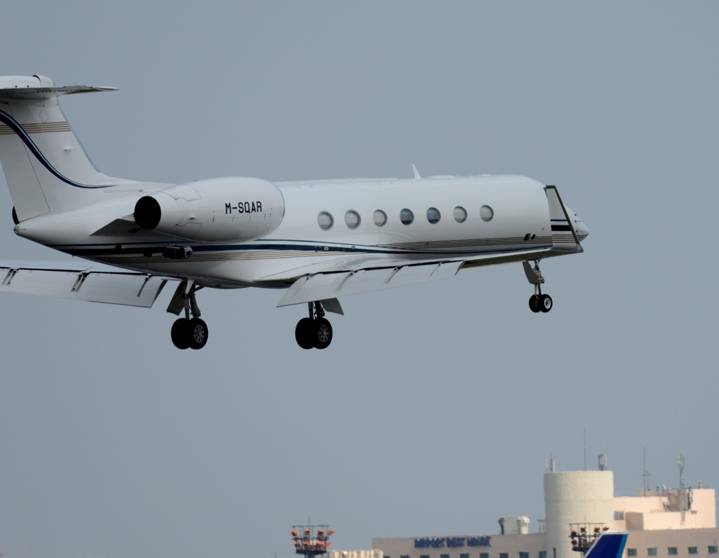  M.Square Aviation Gulfstream G550 着陸　