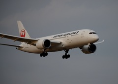JAL 787-8 到着