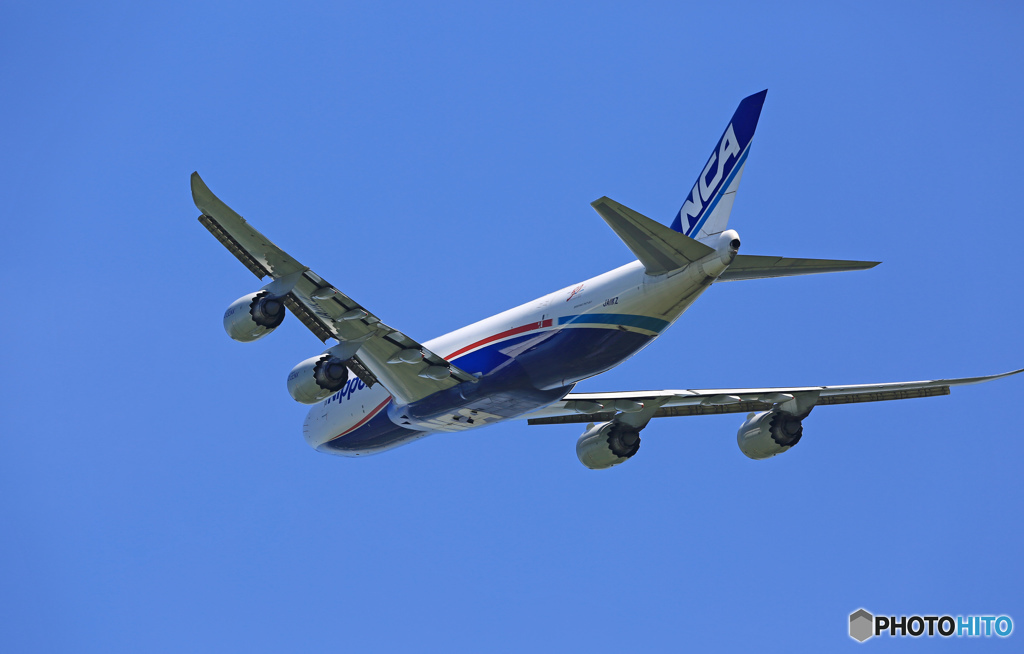 NCA 747-8KZF JA11KZ 出発 