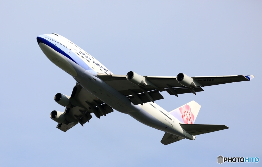 離陸　CHINA 747-400
