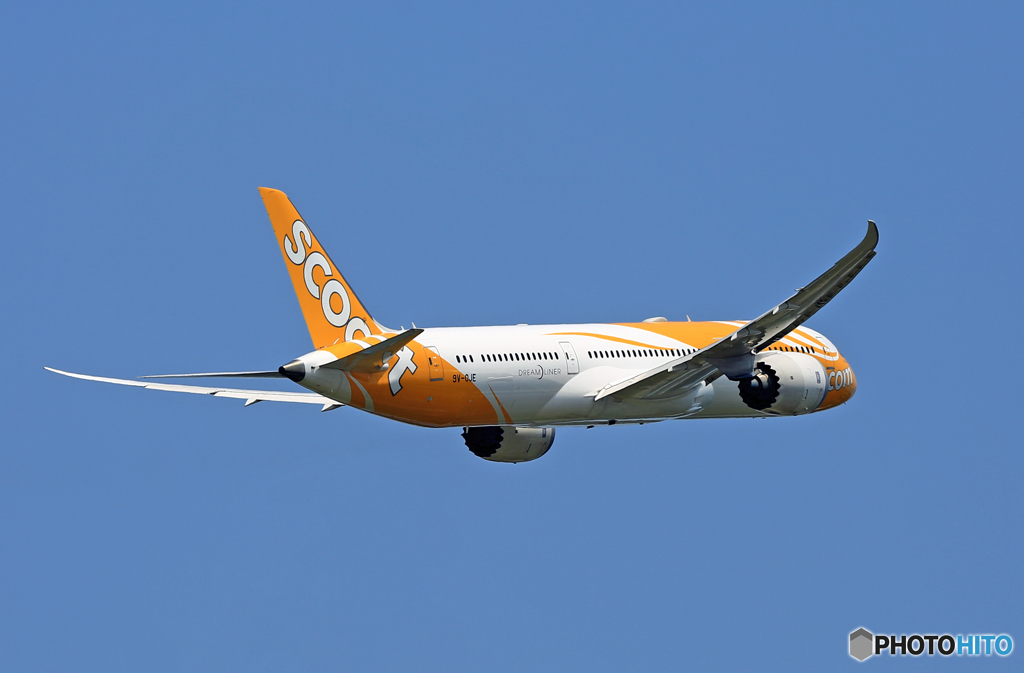 scoot 787-9 9V-OJE 出発 