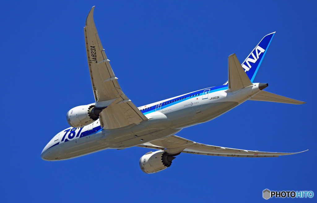 出発 ANA 787-8 JA823A