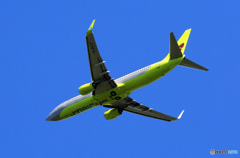 「ぶるー」出発  Jin Air 737-8SH HL8012