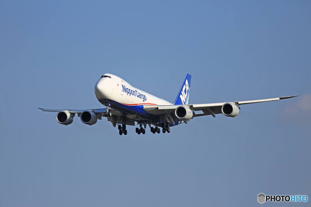 NCA 747-8KZF JA11KZ 着陸 