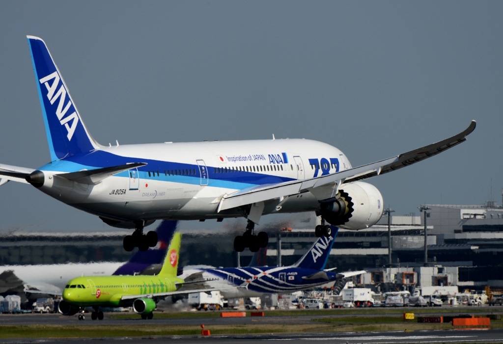 到着　ANA 787-8