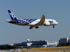 着陸 ANA 787-8