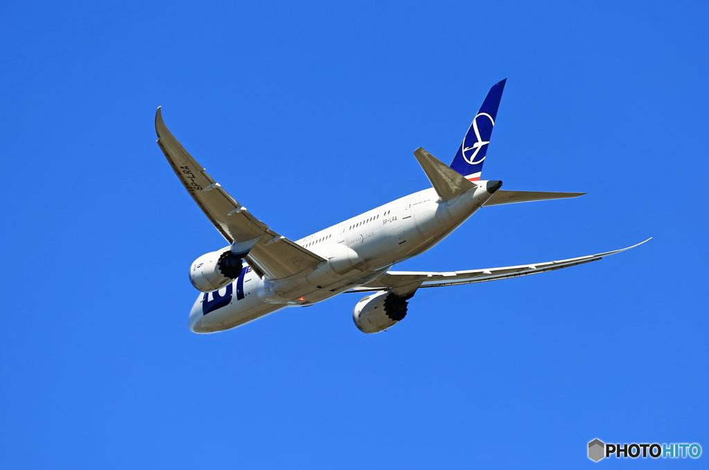 「青い空」が一番 LOT 787-8 SP-LRA