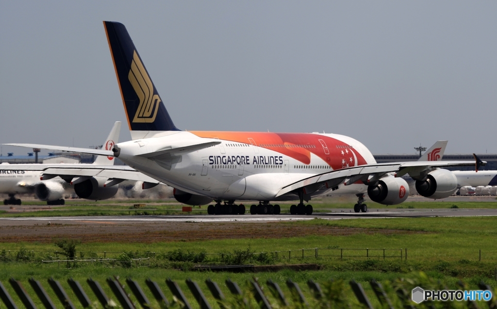 シンガポール建国50周年・特別塗装A380-841 9V-SKI