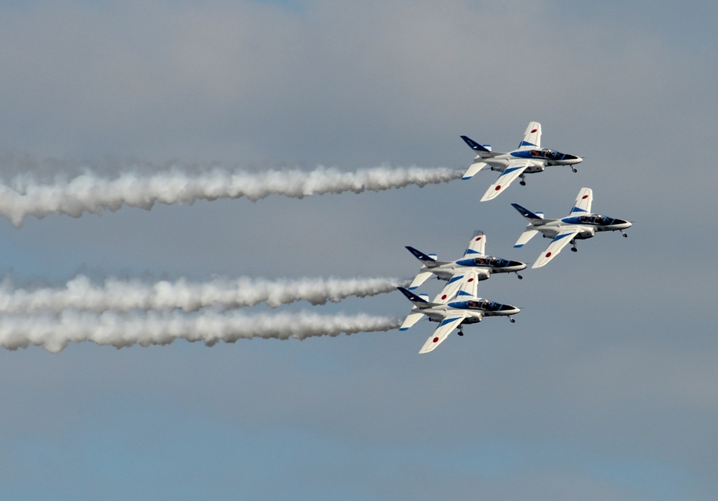 入間航空祭（10）1-2-3-4機　スタート　