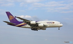 Thai A380-841 HS-TUE 着陸 