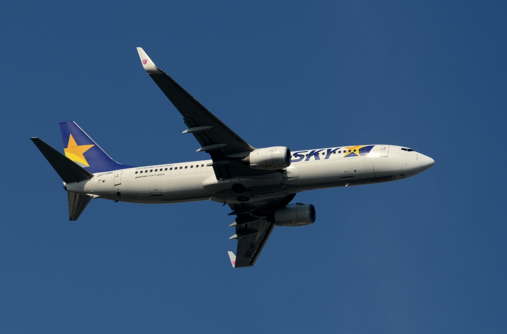 離陸（186）SKY 737-800 ﾁｭ-ﾘｯﾌﾟ 