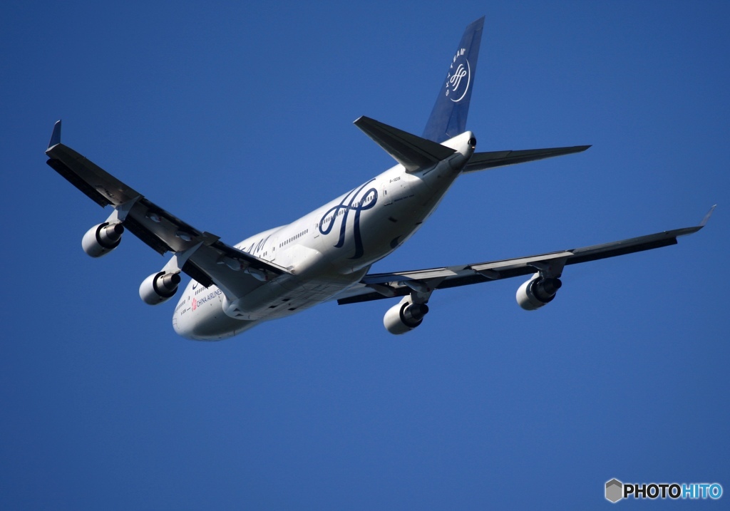 離陸　CHINA 747-400