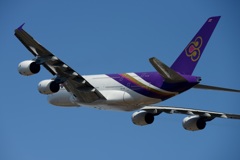 Thai A380-841 離陸