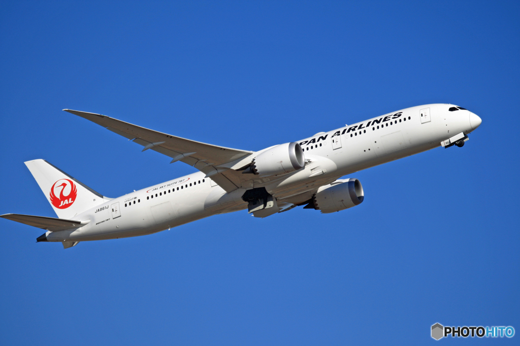 JAL 787-9 JA861J 出発 