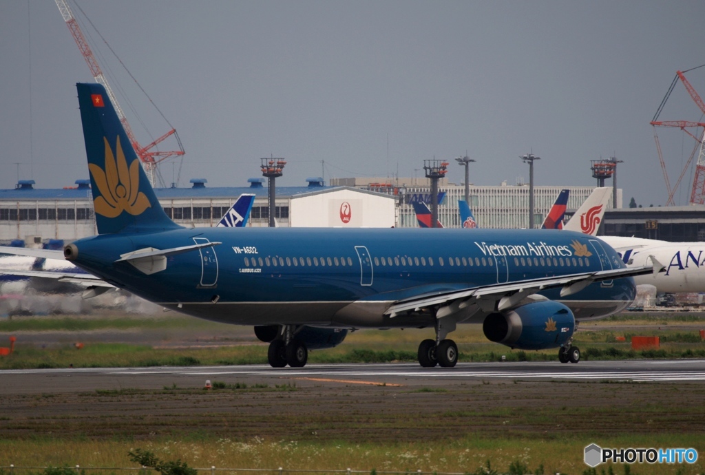 vietnam A321-200 離陸　